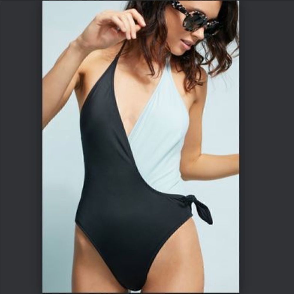 Solid & Striped The Matilde Colorblocked One-Piece Size S